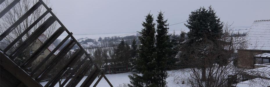 Winternacht  in Polleben